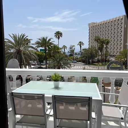 New! Sea View With Aircon In Center Of Americas Apartamento Playa de las Américas